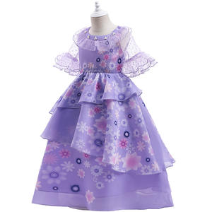 Charm Madrid-vestido de princesa para niñas, traje de encaje Floral para Halloween, Carnaval, Cosplay, novedad de <span class=keywords><strong>2022</strong></span> - Product Image 1