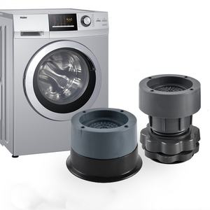 Pieds de base réglables GQK en plastique noir pour machine à laver, antidérapants, durables, silencieux, rehausseurs, support de rangement pour réfrigérateur - Product Image 3