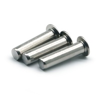 Rivets pleins en acier inoxydable 316 à tête ronde 6mm 8mm 10mm, qualité marine, testés anti-rosée salée pour fixation extérieure marine