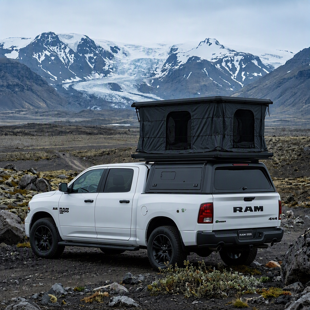Electric Soft Shell Rooftop Tent | Dodge RAM 1500