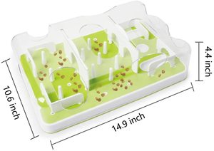AFP Adjustable Difficultie 3 Llevel Plastic Slow Feed Food <strong>Dog</strong> Cat <strong>Puzzle</strong> Toy Pet Bowls <strong>Feeder</strong> Maze <strong>Feeder</strong> for Cat - Product Image 3