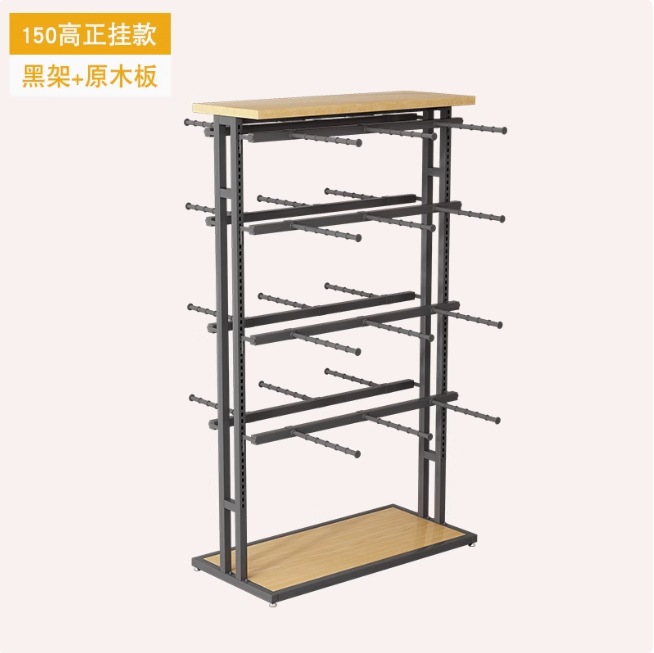 Long 100 black hanging high 155 four layers-black log swatch