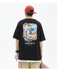 Neues Design Gedruckt Hochwertige T-Shirt Hersteller in Mexiko für Männer Jersey Casual Kurzarm T-Shirt Druck muster Gestrickt