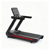 Caminadora Comercial para Gimnasio, Máquina para Correr de Alta Resistencia, Equipo para Trotar para Estudio de Fitness y Centro de Entrenamiento