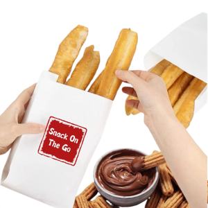 Customized logo Personalized Restaurant Doughnut Wax Paper Doughnut Croissant <b>Cookie</b> Packaging Paper <b>Bag</b> - Product Image 5