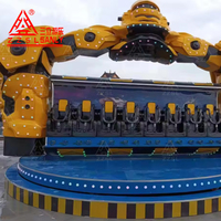 Manèges Extrêmes de Carnaval : Manèges Robocop Rotatifs à 360 Degrés, Manèges Mécaniques de Combat Robocop pour Parc d'Attractions, Emotionnels pour Adultes et Enfants