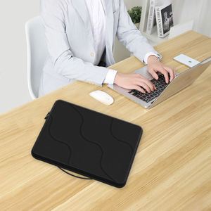 Sacoche pour ordinateur portable de 13 pouces, style professionnel, étui rigide en EVA, imperméable, sac pour ordinateur portable pour homme, sac pour tablette noir - Product Image 3