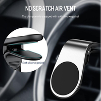 Vente en gros L Type Strong Magnetic Car Phone Holder pour iPhone 15 14, Car Air Vent Magnetic Car Mount Phone Holder