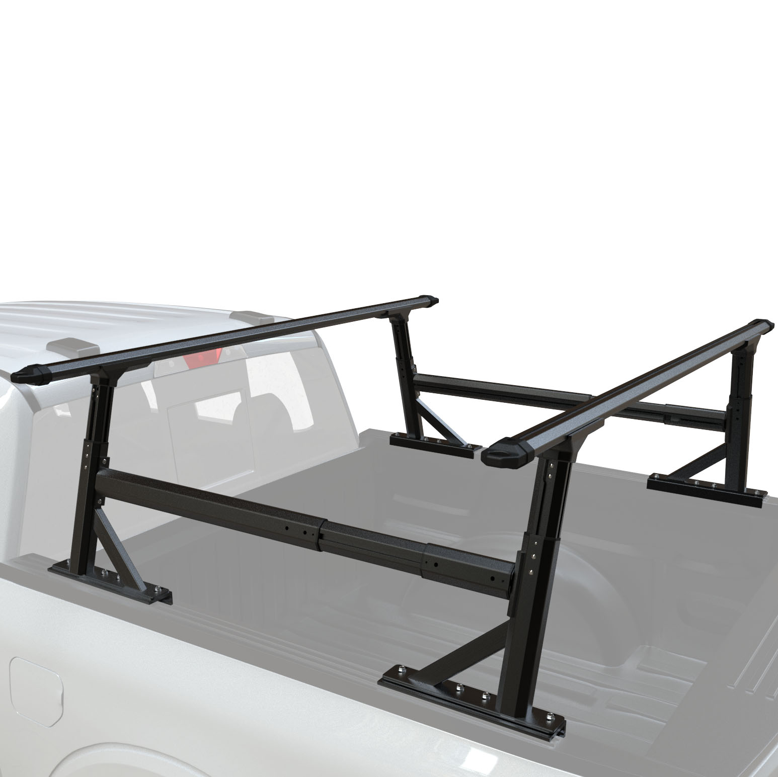 Kingcher New Arrival Universal Aluminum Pickup Truck Bed Ladder Rack