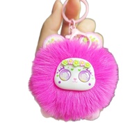 Porte-clés mignon en métal et peluche, motif champ de fleurs, ours Sweetheart, pendentif pour sac d'étudiant, cadeau pour couples