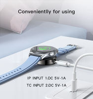 DS19 Yesido Chargeur magnétique portable rapide en alliage de zinc Station de charge sans fil pour Samsung Watch Series