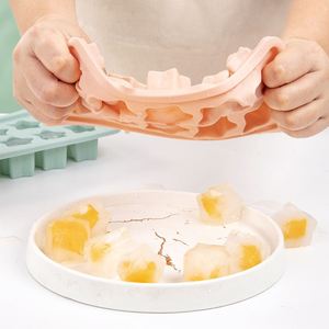 Kitchen <b>Ice</b> Cream Tools 10 Holes Silicone Little Star Shape <b>Ice</b> Cube Tray <b>Ice</b> <b>Maker</b> - Product Image 4