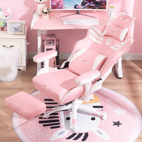 Fournisseur professionnel personnalisé Led Rgb Massage Silla Gamer Pu Chaise de jeu d'ordinateur en cuir Pc Chaise de jeu de course avec lumières