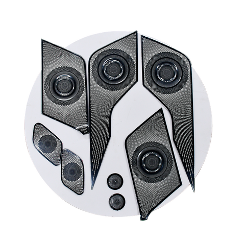 Anti-whole Vehicle Interior Stainless Steel Dust-proof Horn Cover for Special Car