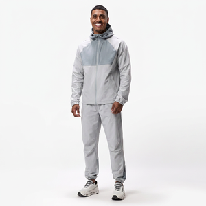 Coupe-vent personnalisé pour hommes Streetwear Outdoor Sportswear Patchwork Windbreakers - Product Image 1