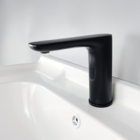 Robinet de lavabo à capteur économe en énergie en cuivre, contemporain et auto-développé, avec une durée de vie de 500 000 utilisations