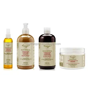 private label curls natural hair care products Jamaican Black Castor Oil set Strengthen Restore Detangling Shampoo
