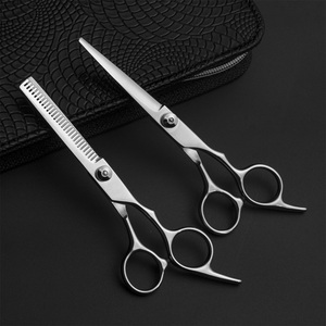 Set di <span class=keywords><strong>forbici</strong></span> da <span class=keywords><strong>barbiere</strong></span> professionali per <span class=keywords><strong>forbici</strong></span> da parrucchiere in acciaio inossidabile rasoio prodotte per parrucchieri - Product Image 2