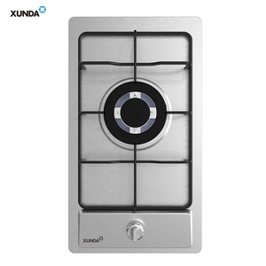 Xunda 30cm <span class=keywords><strong>plaque</strong></span> de cuisson à gaz intégrée 2 brûleurs cuisinière à gaz en acier inoxydable cuisinière à gaz tables de cuisson - Product Image 3