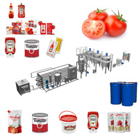 Machine de fabrication de sauce tomate entièrement automatique à haute productivité, personnalisable, à vendre, avec service d'ingénieurs sur site à l'étranger