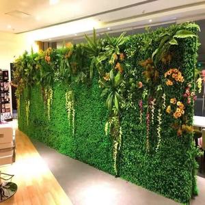 Panneau mural de plantes artificielles en plastique à haute réalisme - Résistant aux UV, écologique, verdure extérieure pour paysagiste, jardin de festival - Product Image 5