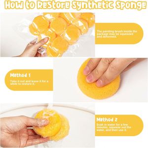 Bọt biển làm bằng đất sét 3 inch dùng cho thủ công, chăm sóc đồ da nhà bếp, làm sạch đồ gốm, dây cương ngựa & giày dép của Pottery - Product Image 4