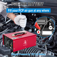 Compresseur d'air PCP TUXING OEM de haute qualité 300 bars avec arrêt automatique, pour usage domestique, 110V 12V, convertisseur intégré, pour la chasse, le paintball et les réservoirs d'air