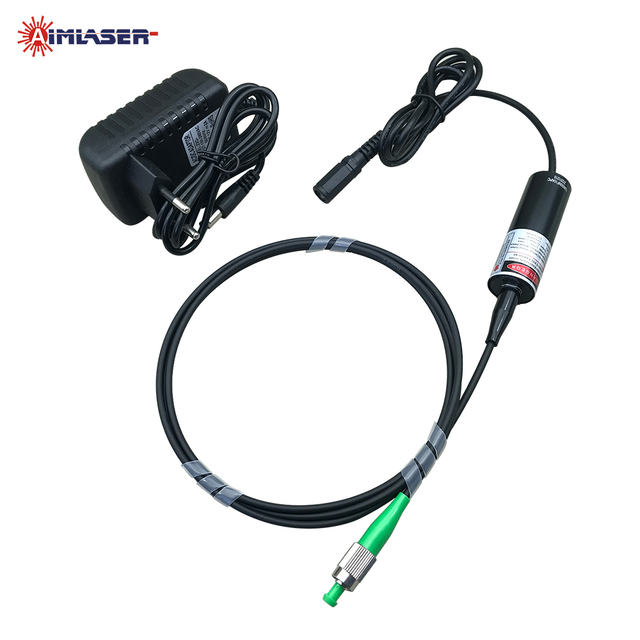 405nm 450nm 520nm 635nm 660nm 10mW 20mW 30mW 50mW 100mW SM PM MM Single/Multi Mode Fiber Coupled Laser Diode Module with Driver