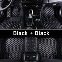 Accessoires d'intérieur de voiture Tapis de sol en cuir monocouche pour Hyundai Elantra