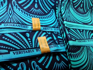 <span class=keywords><strong>Pagne</strong></span> Ankara Original <span class=keywords><strong>en</strong></span> Tissus Africains de Luxe Super Doux et de Haute Qualité - Product Image 3
