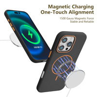 Coque de Téléphone en Cuir PU Texture Litchi Tendance Magnétique Antichoc pour iPhone 17 16 15 14 Pro Max Étui Souple en TPU