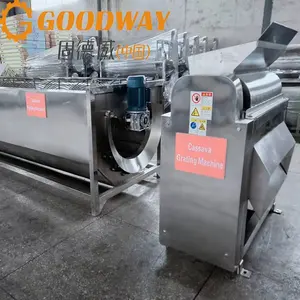 Small Scale 150-1000 KG/H Gari Making Machine Garri Production Processing Plant