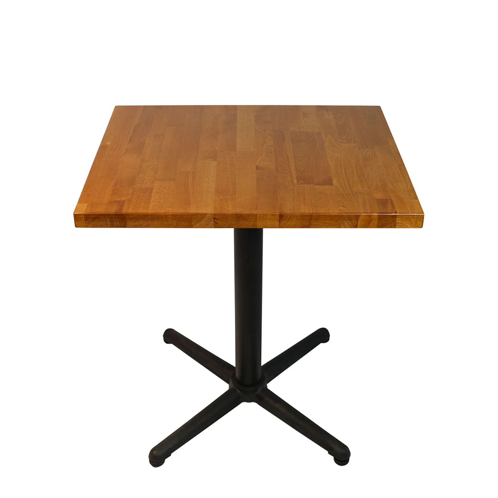 Precio de fábrica, barato, respetuoso con el medio ambiente, estilo de bloque de carnicero, mesa de comedor de madera maciza, mesa de centro lateral superior