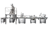 Selladora de latas de metal automática Saneu, máquina selladora de latas de leche/polvo