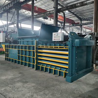 Presse à balles horizontale hydraulique automatique à haute densité pour le recyclage des déchets métalliques, du papier et du carton