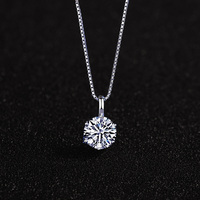 Collares con Colgante de Moda a Bajo Precio, Finos, Sencillos y Populares, con Cadena de Cristal, Collares Modernos