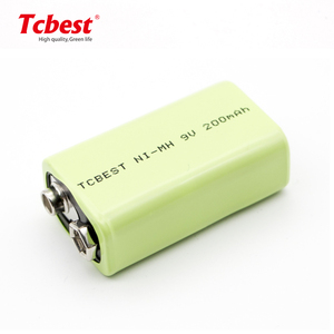 Batteries rechargeables <span class=keywords><strong>NIMH</strong></span> <span class=keywords><strong>9V</strong></span> Double A 200mAh pour appareils ménagers jouets électroniques de remplacement de lumière solaire - Product Image 2