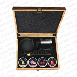 Ensemble cadeau de fumeur à cocktails Cheerfast, whisky à l'ancienne, boîte en bois fumée, avec torche, infuseur à cocktails, ensemble cadeau de fumeur à cocktails - Product Image 2