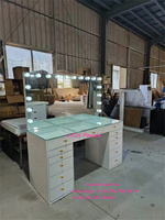 Yicheng Beauty Tables de toilette antiques très vendues avec miroir éclairé, table de maquillage à prix abordable