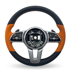 Volant de direction personnalisé pour Mercedes Benz <span class=keywords><strong>AMG</strong></span> W177 W222 C300 <span class=keywords><strong>E55</strong></span> E63 A E C Class - Product Image 2