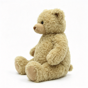 Oso de peluche personalizado, suave y abrazable, de color marrón claro para niños, diseño clásico y sencillo. - Product Image 4