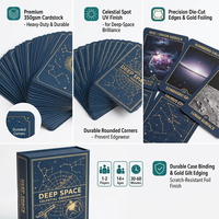 Cartes d'astronomie sur le thème de l'espace profond, personnalisées et imprimées sur mesure (OEM), lot de collection en gros sur les constellations galactiques et l'observation céleste