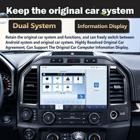 Autoradio 13 pouces double système pour Ford F150 F250 F350 F450 Raptor 2015-2020 Carplay GPS Navigation Lecteur multimédia