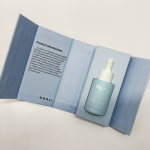 Rỗng Tùy Chỉnh 30Ml 50Ml 60Ml 1Oz 2Oz Vai Phẳng Râu Tóc Cơ Thể Dầu Tinh Dầu Thủy Tinh Huyết Thanh Chai Nhỏ Giọt Với Hộp Từ - Product Image 2