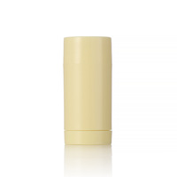 Emballage de stick déodorant vide en ABS, couleur personnalisée, durable, 30g 50g 75g, jaune