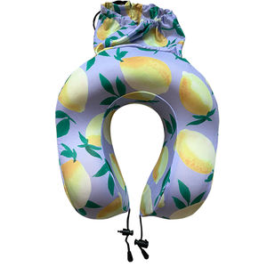 ชุดอุปกรณ์เดินทางสำหรับรถยนต์และเครื่องบิน หมอนรองคอรูปตัวยูแบบนุ่ม สำหรับรองรับศีรษะและต้นคอ ช่วยให้นอนหลับสบาย ทำจากเมมโมรี่โฟม โพลีเอสเตอร์ 100% - Product Image 3