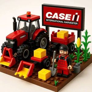 Blocs de construction en plastique ABS transfrontaliers compatibles avec le modèle de <span class=keywords><strong>tracteur</strong></span> <span class=keywords><strong>jouet</strong></span> et de moissonneuse-batteuse, cadeau éducatif pour enfants, 127 pièces, 14 ans et plus - Product Image 2