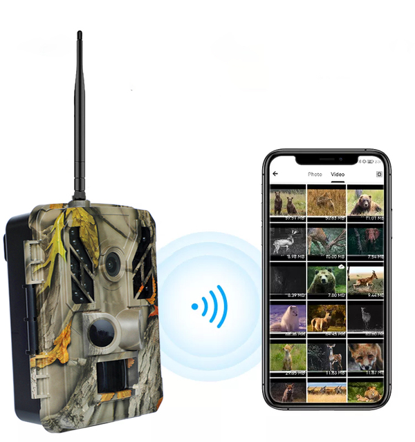 4K HD &36MP WIFI Wildlife Hunting Trail Camera With 940NM IR Wide Angle 120° Waterproof IP67 Photo Camera Trap