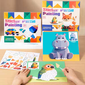 Gioco Educativo Creativo <span class=keywords><strong>2</strong></span> <span class=keywords><strong>in</strong></span> 1 per Bambini: Libro Interattivo con Lettere dell'Alfabeto Inglese e Puzzle - Product Image 2
