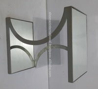 Haute qualité Vintage Antique carré grand mur miroir verre décoratif salon meubles maison vanité maquillage décor